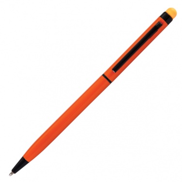 Logo trade liikelahjat tuotekuva: Puutetundliku otsaga pastakas, oranž