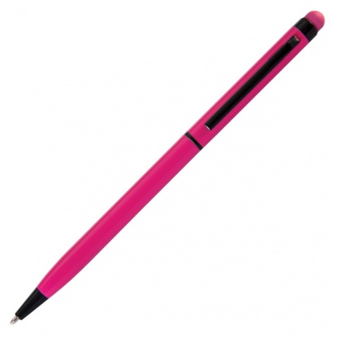 Logo trade liikelahjat tuotekuva: Puutetundliku otsaga pastakas, roosa