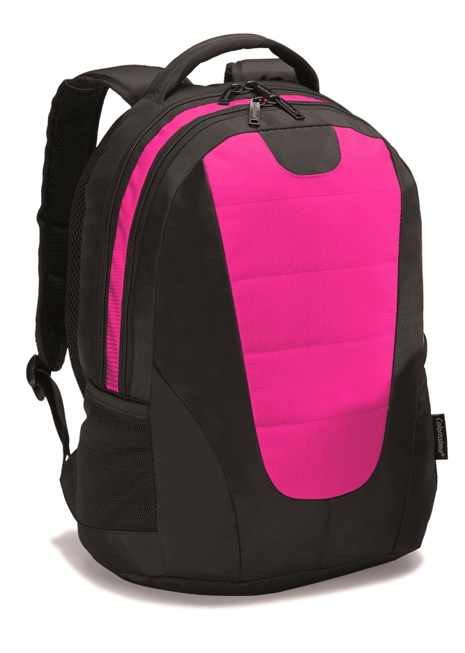 Logotrade mainoslahjat ja liikelahjat tuotekuva: Sülearvuti 14" seljakott Colorissimo, roosa