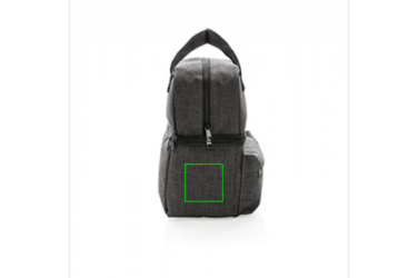 Logo trade liikelahja mainoslahja tuotekuva: Firmakingitus: Cooler bag with 2 insulated compartments, anthracite