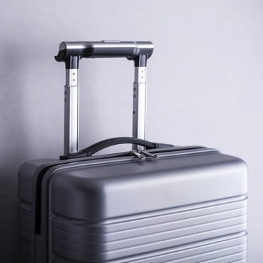 Logotrade liikelahja tuotekuva: Tyylikäs matkalaukku - kotelolaukku, hopea