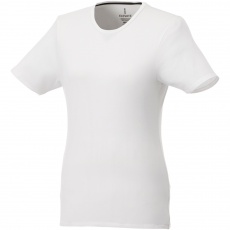 Balfour-t-paita, lyhythihainen, luonnonmukainen, naisten, valkoinen