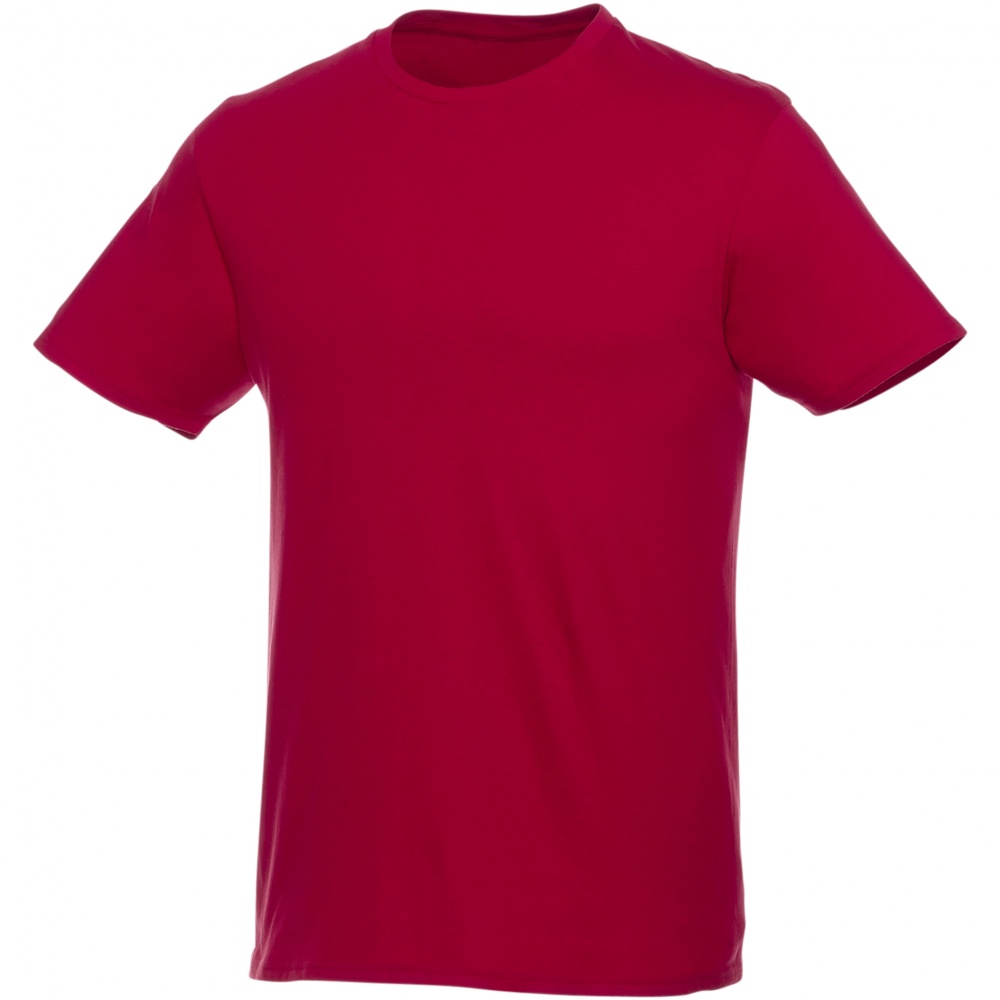Logo trade mainostuotet tuotekuva: Heros-t-paita, lyhyet hihat, unisex, punainen