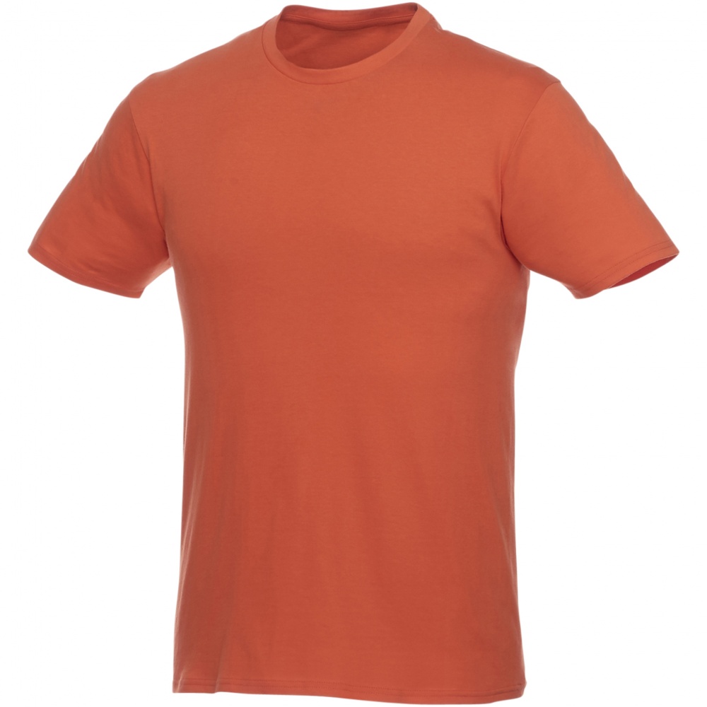 Logo trade mainoslahja ja liikelahja tuotekuva: Heros-t-paita, lyhyet hihat, unisex, oranssi