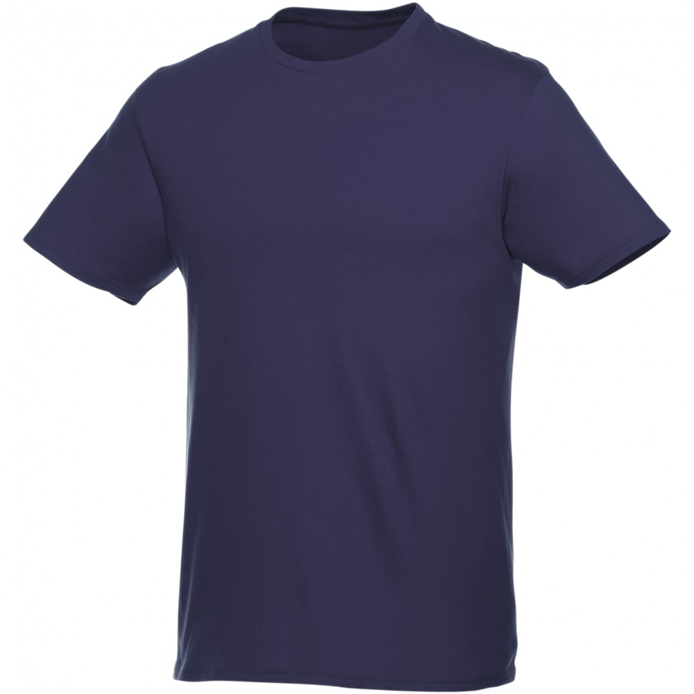Logo trade liikelahja kuva: Heros-t-paita, lyhyet hihat, unisex, tummansininen