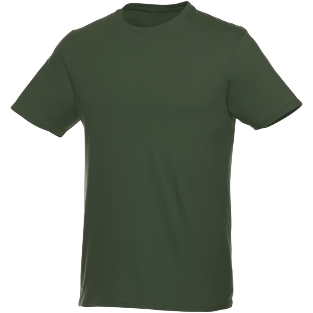 Logotrade liikelahja tuotekuva: Heros-t-paita, lyhyet hihat, unisex, vihreä