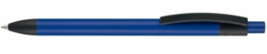 Logotrade mainostuote tuotekuva: Kynä soft touch Capri, tummansininen