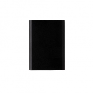 Logotrade mainoslahjat ja liikelahjat tuotekuva: Ärikingitus: Aluminium 5.000 mAh pocket powerbank, black