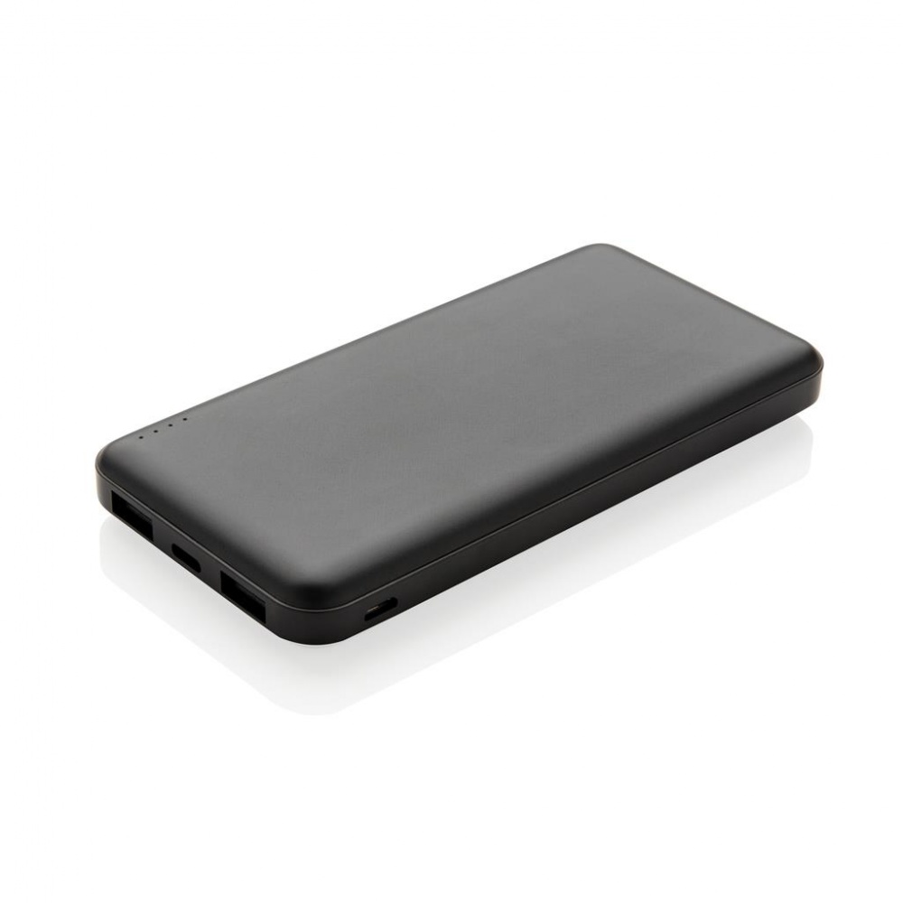 Logotrade mainostuote tuotekuva: Firmakingitus: High Density 10.000 mAh Pocket Powerbank, black