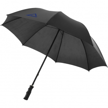 Logo trade liikelahja mainoslahja tuotekuva: Iso 30" Zeke golf sateenvarjo, musta