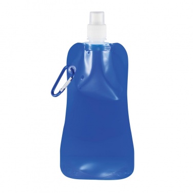 Logo trade mainoslahjat tuotekuva: Kokkuvolditav joogipudel, 400 ml, sinine