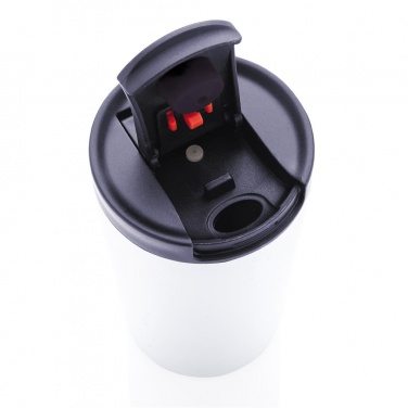 Logotrade mainostuote tuotekuva: Meene: Double wall vacuum leakproof lock mug 450ml, white