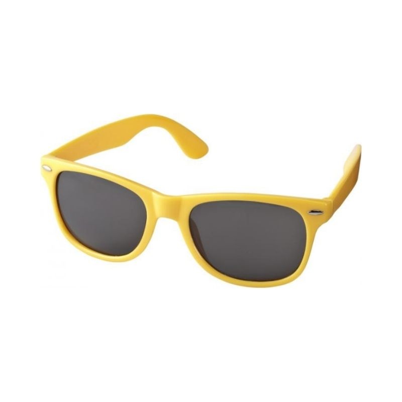Logo trade mainoslahjat ja liikelahjat kuva: Sun Ray -aurinkolasit, keltainen