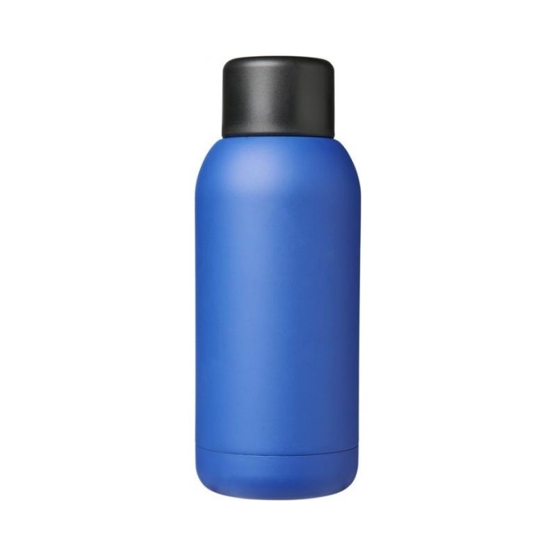 Logotrade mainostuotet kuva: Brea 375 ml:n kuparinvärinen eristetty juomapullo, sininen