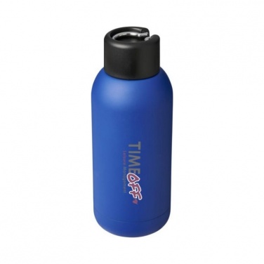 Logotrade mainoslahja tuotekuva: Brea 375 ml:n kuparinvärinen eristetty juomapullo, sininen