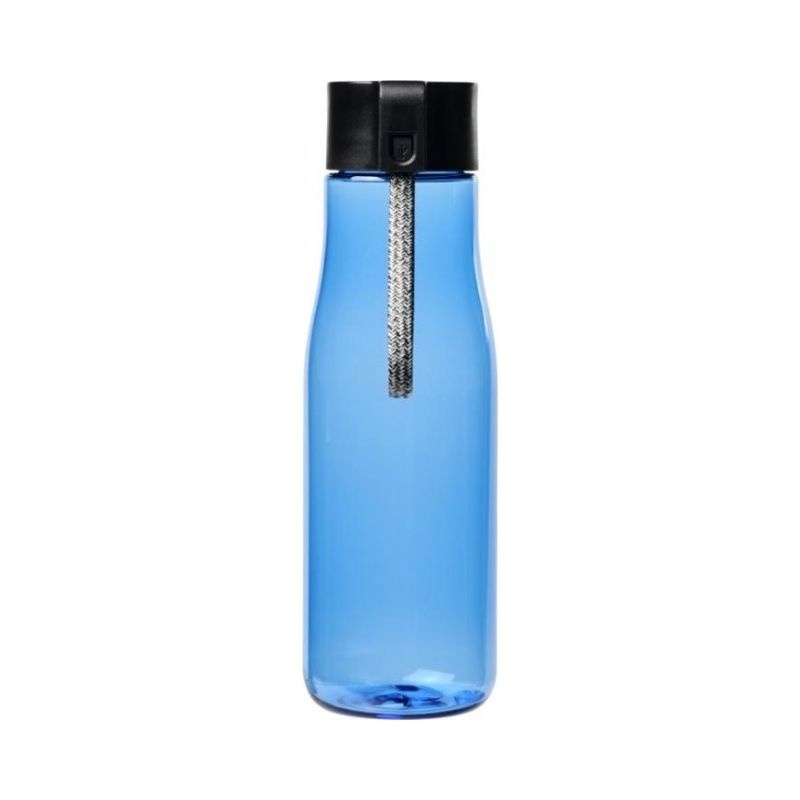 Logotrade liikelahjat kuva: Latauskaapelillinen 640 ml:n Ara Tritan™ -juomapullo, sininen