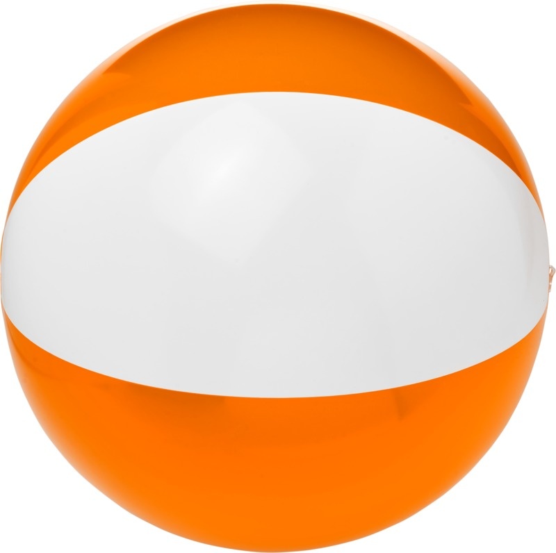 Logotrade mainoslahjat kuva: Yksivärinen Bora-rantapallo, oranssinpunainen