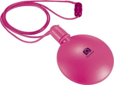 Logotrade liikelahja mainoslahja kuva: Blubber pyöreä saippuakuplapullo, pinkki