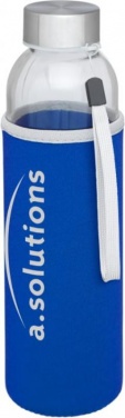 Logo trade mainostuotet tuotekuva: Bodhi-juomapullo, lasinen, 500 ml, sininen