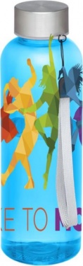 Logotrade mainoslahjat ja liikelahjat tuotekuva: Bodhi Tritan™ -juomapullo, 500 ml, läpinäkyvä vaaleansininen