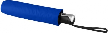 Logotrade liikelahjat mainoslahjat tuotekuva: 21.5" Alex 3-osainen automaattinen sateenvarjo, sininen
