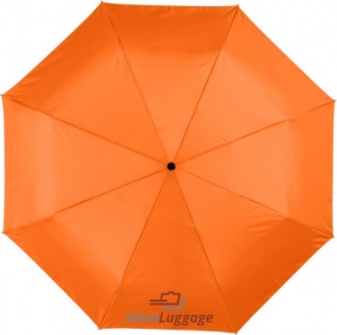 Logo trade liikelahjat tuotekuva: 21.5" Alex 3-osainen automaattinen sateenvarjo, oranssi