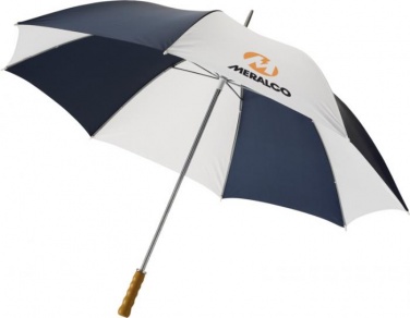Logotrade mainoslahjat ja liikelahjat tuotekuva: 30" Karl golf sateenvarjo, sininen/valkoinen