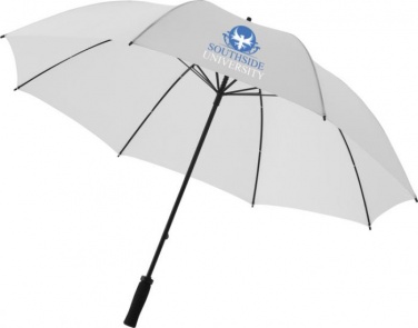 Logotrade mainostuotet kuva: 30” Yfke-golfsateenvarjo EVA-kahvalla, valkoinen