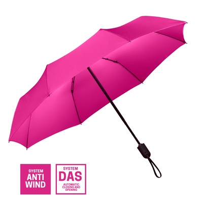 Logotrade mainoslahjat ja liikelahjat tuotekuva: Täysautomaattinen sateenvarjo Cambridge, pinkki