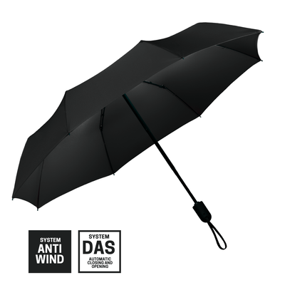 Logo trade liikelahjat tuotekuva: Täysautomaattinen sateenvarjo Cambridge, harmaa