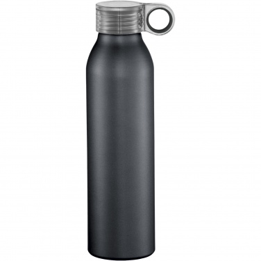 Grom 650 ml alumiininen juomapullo, Musta – yksityiskohtakuva 2