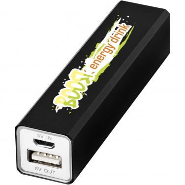 Volt 2200 mAh varavirtalähde logolla, musta – yksityiskohtakuva 4