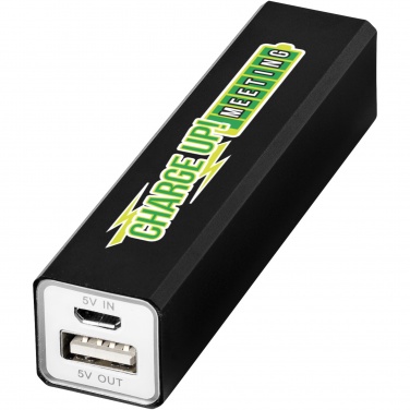 Volt 2200 mAh varavirtalähde logolla, musta – yksityiskohtakuva 5
