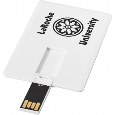 Slim korttimallinen 4 Gt USB-muistitikku logolla – yksityiskohtakuva 4
