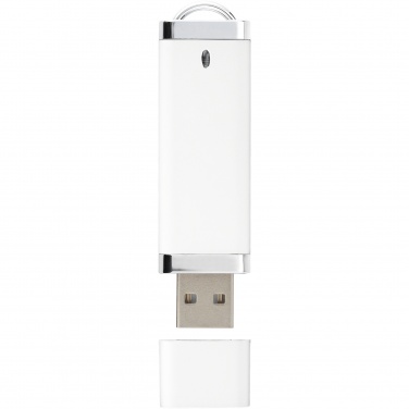 Flat 4 Gt USB-muistitikku, valkoinen – yksityiskohtakuva 2