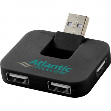 Gaia 4-porttinen USB-hubi logolla – yksityiskohtakuva 5