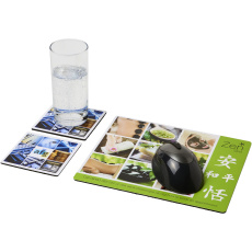 Q-Mat®-hiirimatto- ja lasinalussetti, yhdistelmä 3