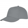 Ares 6 panel cap lippis, Harmaa