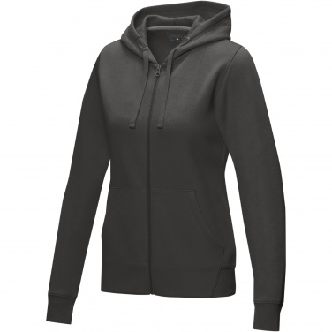 Logotrade mainoslahjat kuva: Ruby women’s organic recycled full zip hoodie