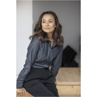 Logotrade mainoslahjat kuva: Cuprite long sleeve women's organic shirt