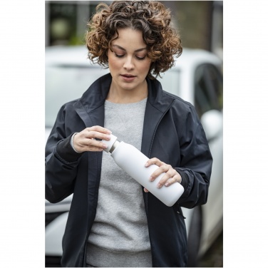 Logo trade mainostuotet tuotekuva: Marka 600 ml kuparityhjiöeristetty juomapullo metallisilmukalla