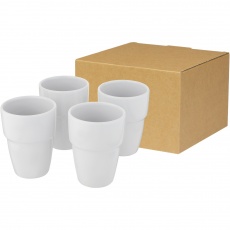 Staki 4-osainen 280 ml pinottava mukilahjasetti
