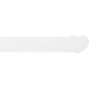 Logotrade mainostuotet kuva: Tait 15 cm Sydämenmuotoinen kierrätysmuovinen viivain