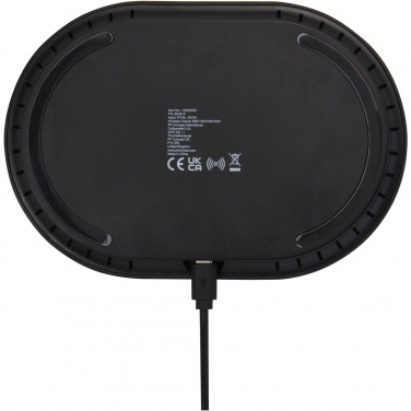 Logotrade mainostuote tuotekuva: Ray langaton latausalusta RGB-tunnelmavalolla