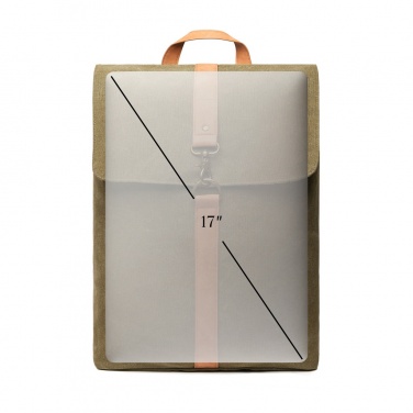 Logotrade mainostuote tuotekuva: VINGA Bosler reppu kierrätetystä GRS canvaksesta