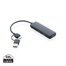 RCS USB hub tuplaliitännällä kierrätetystä muovista
