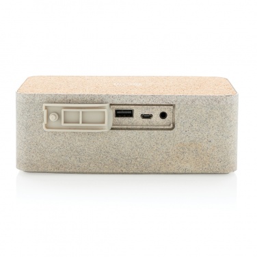 Logotrade mainostuote tuotekuva: Langaton ja lataava vehnänolkikaiutin