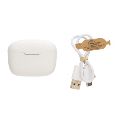 Logo trade liikelahja kuva: RCS Liberty Pro langattomat kuulokkeet kierrät. muovista