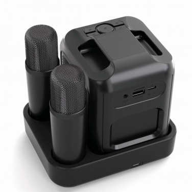 Logotrade liikelahja mainoslahja kuva: Singvibe RCS karaokesarja tuplamikrofonilla kierrätysmuovia