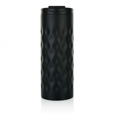 Geometrinen termosmuki 350 ml, musta – yksityiskohtakuva 3